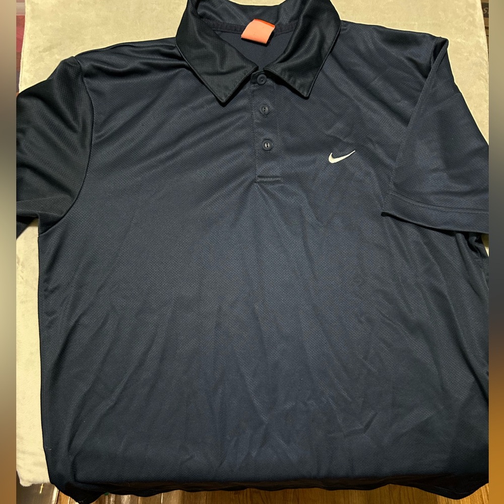 Nike Men's Dark Blue Polo Shirt